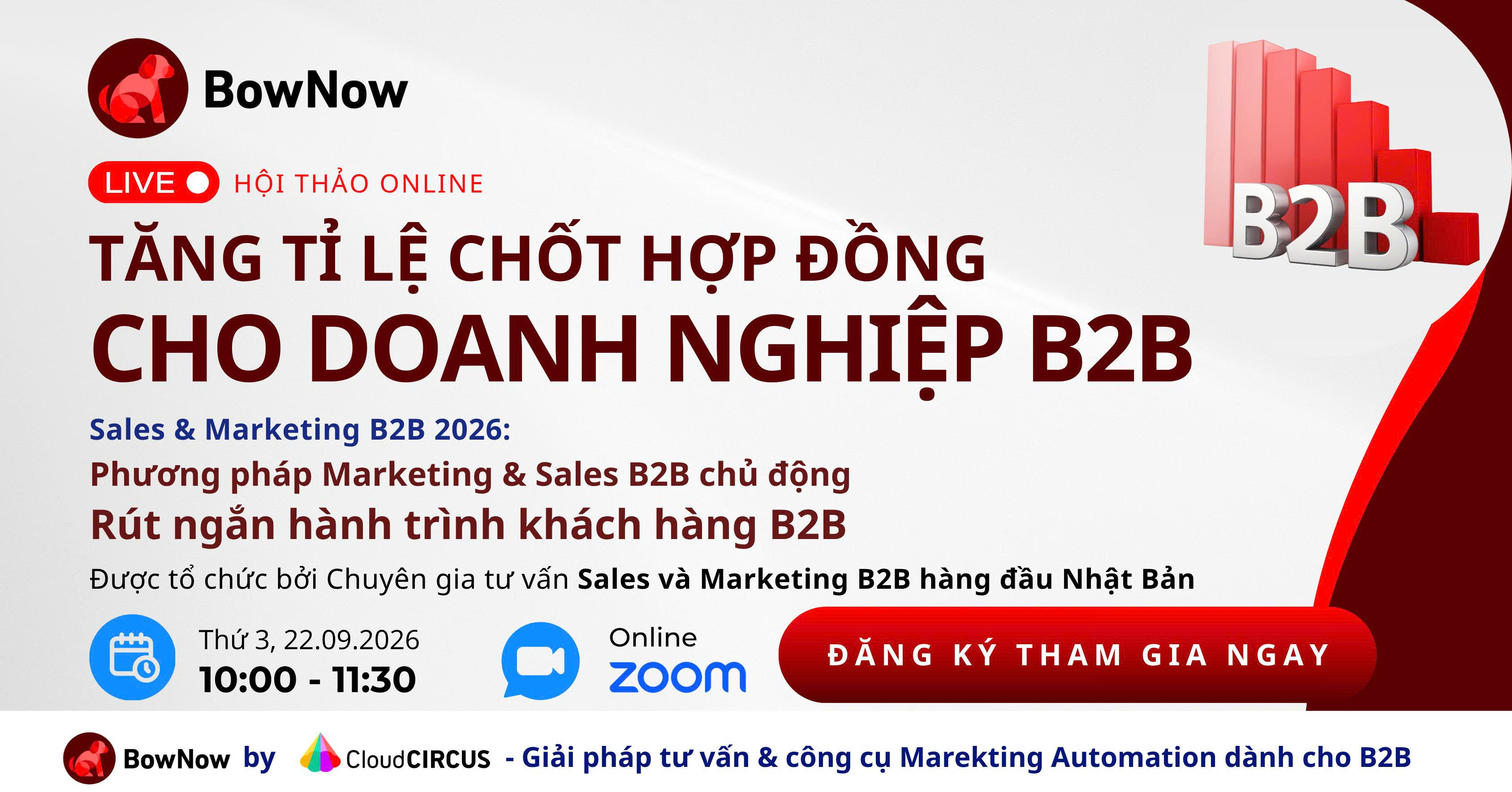 PHƯƠNG PHÁP MARKETING & SALES B2B CHỦ ĐỘNG: